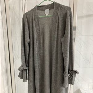 Light Gray Long Duster